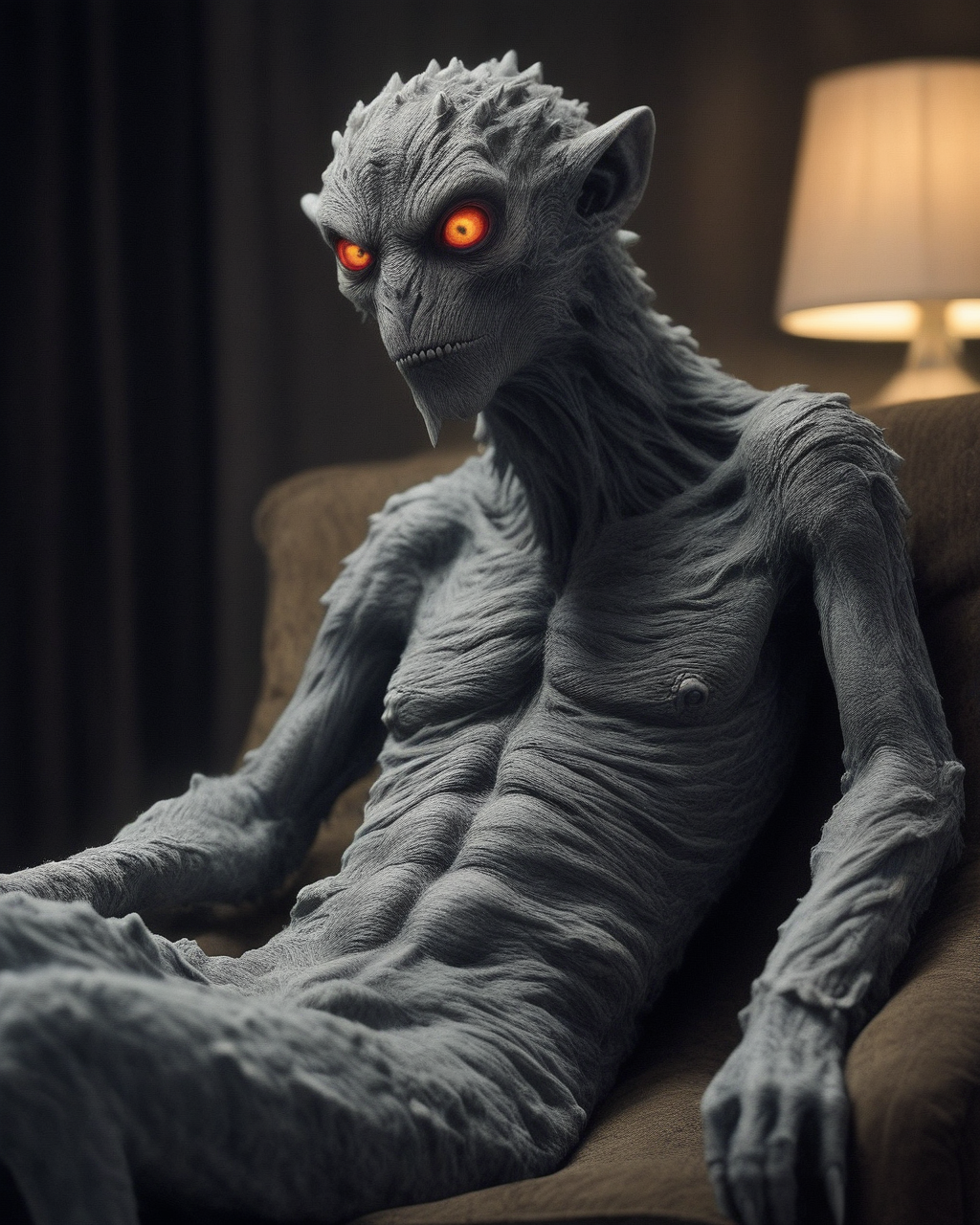 07505-1193174198-photo of a A humanoid creature completely covered with a nanochew with a long tail with burning eyes in a terry dressing gown is.png